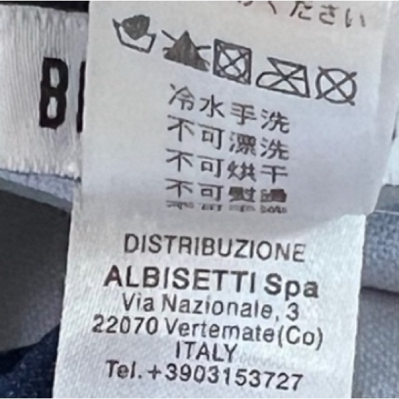 Dirk Bikkenbergs BIKKEMBERGS men’s swim trunks brief slip navy blue sz M… - Picture 7 of 8